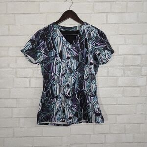 Barco One printed scrub top